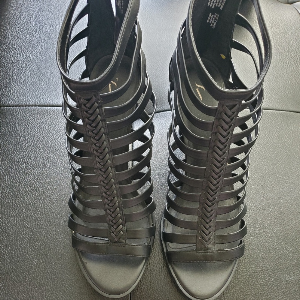 Strappy heels